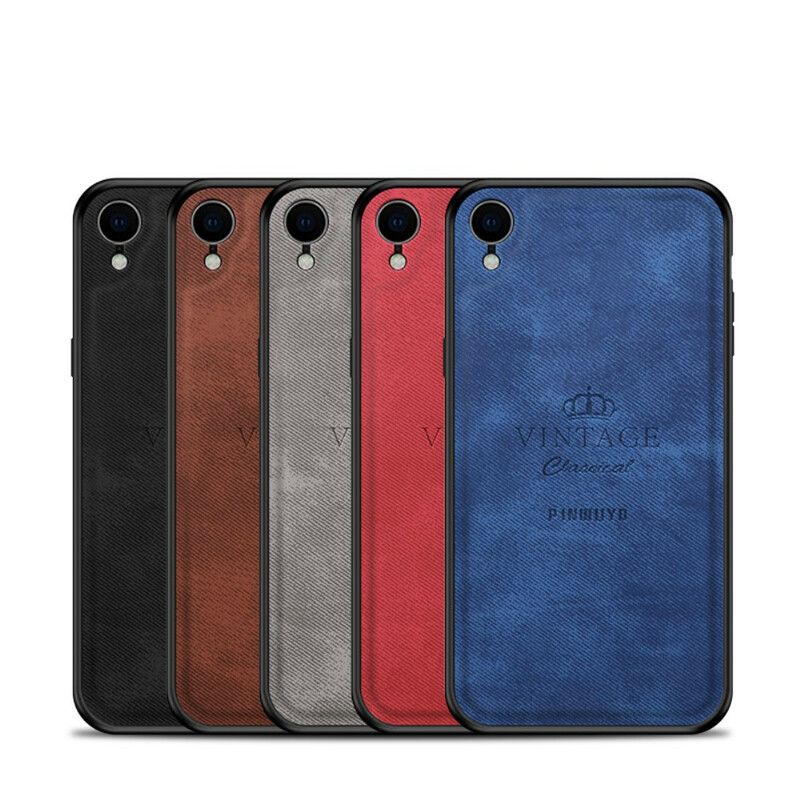 Cover iPhone XR Æderlig Vintage Pinwuyo