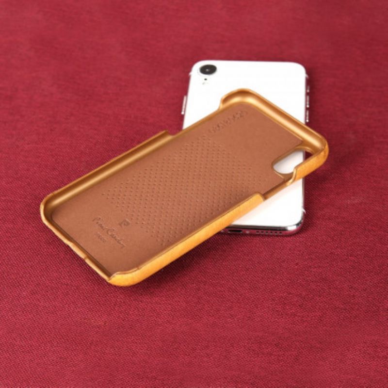 Cover iPhone XR Ægte Pierre Cardin Litchi Læder