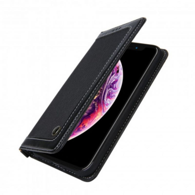 Cover iPhone XR Flip Cover Jeans Style Cmai2