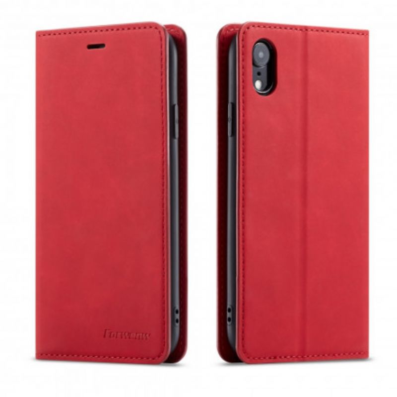 Cover iPhone XR Flip Cover Lædereffekt Forwenw