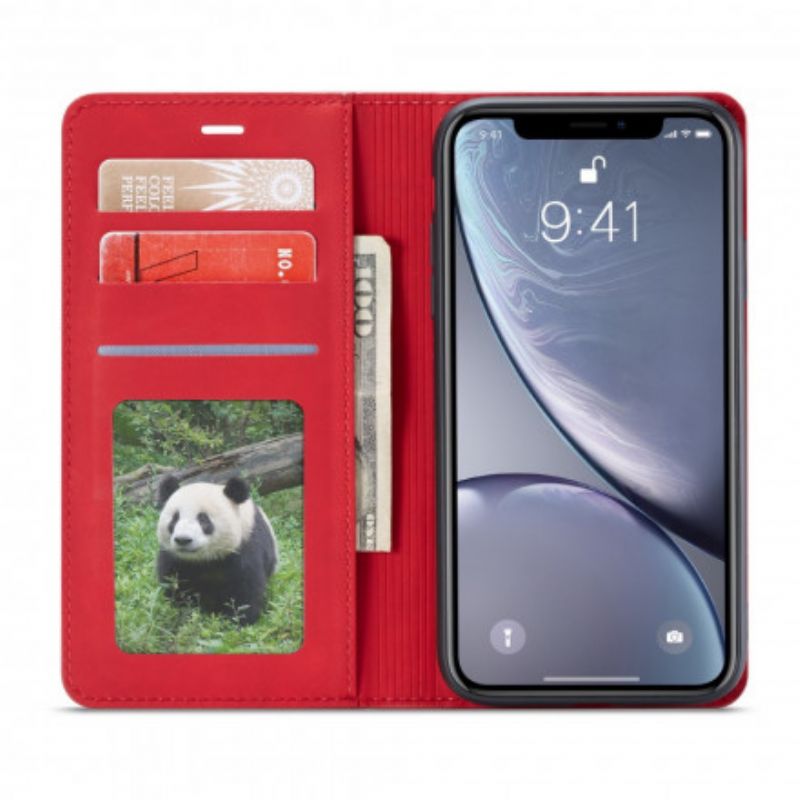 Cover iPhone XR Flip Cover Lædereffekt Forwenw