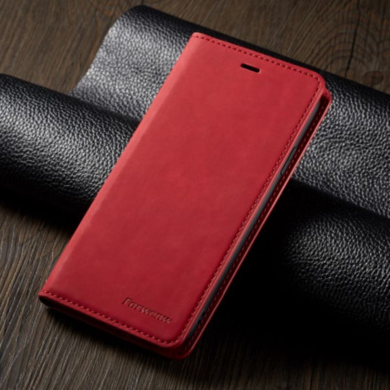 Cover iPhone XR Flip Cover Lædereffekt Forwenw