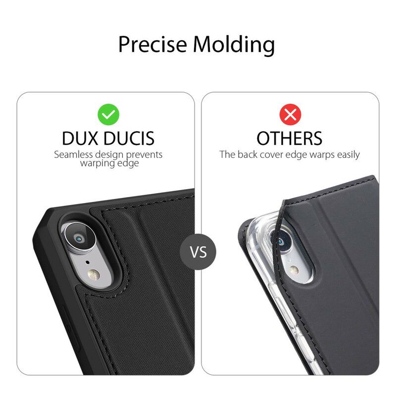 Cover iPhone XR Flip Cover Skin X Series Dux Ducis