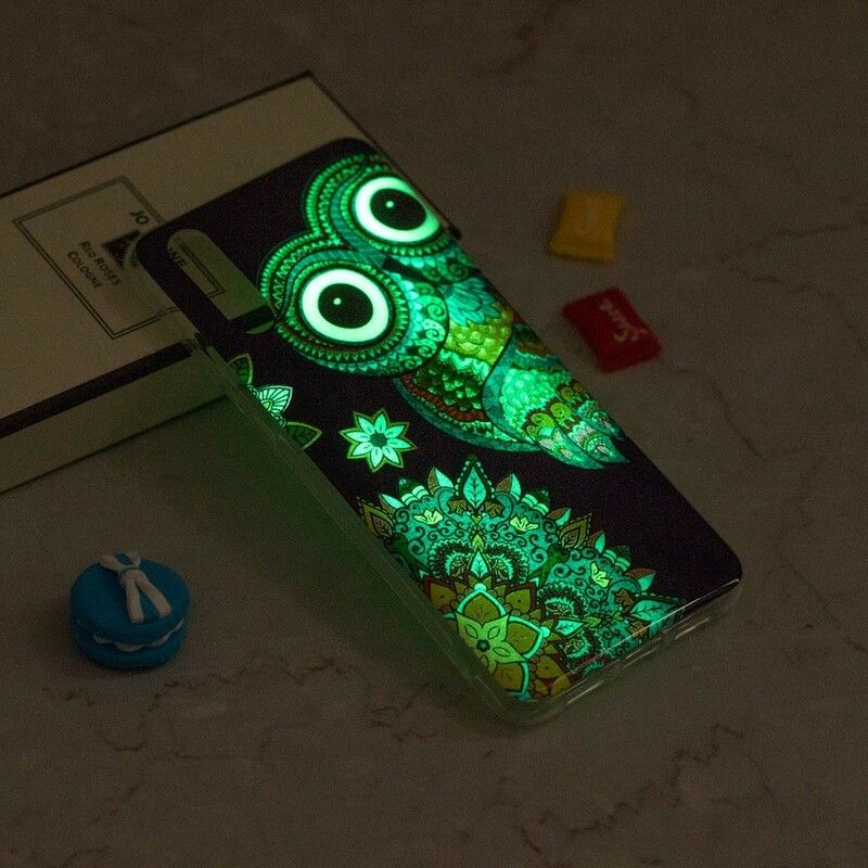 Cover iPhone XR Fluorescerende Mandalaugle