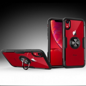 Cover iPhone XR Hærdet Glas Ring-støtte