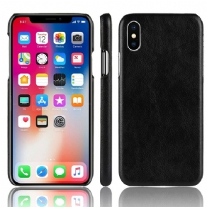 Cover iPhone XR Lichi-lædereffekt