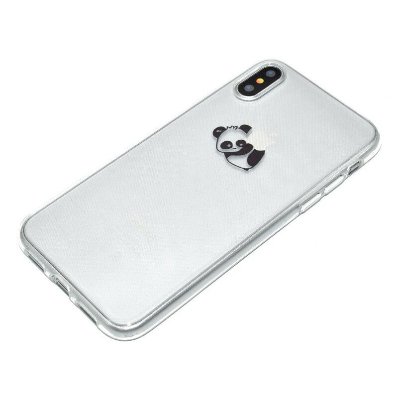 Cover iPhone XR Panda-logospil