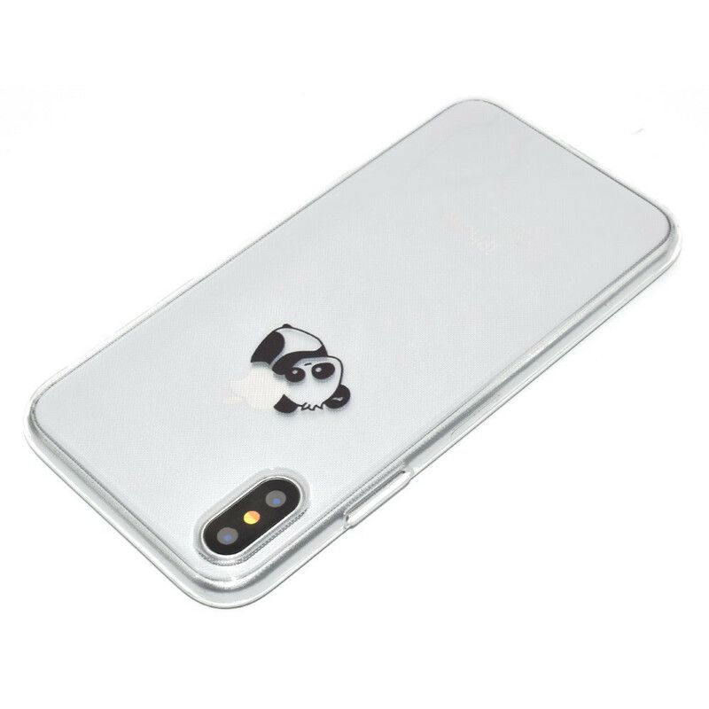 Cover iPhone XR Panda-logospil