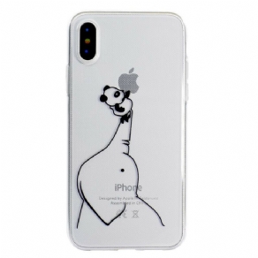 Cover iPhone XR Panda-logospil 3