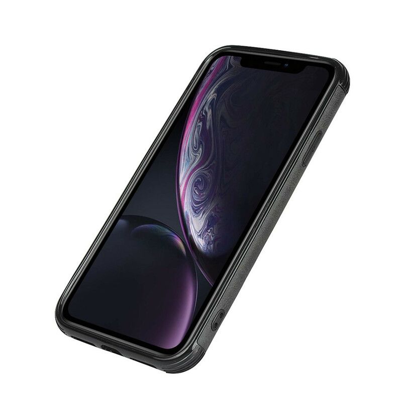 Cover iPhone XR Tofarvet Dobbelt Kortholder