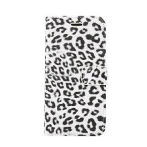 Flip Cover iPhone XR Leopard