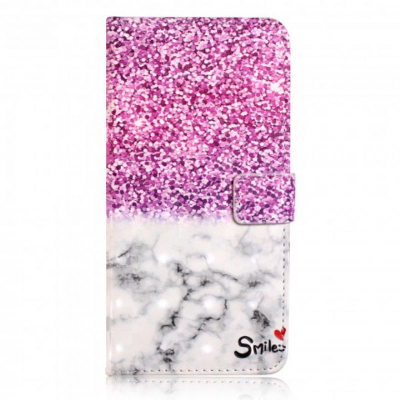 Flip Cover iPhone XR Smilglitter