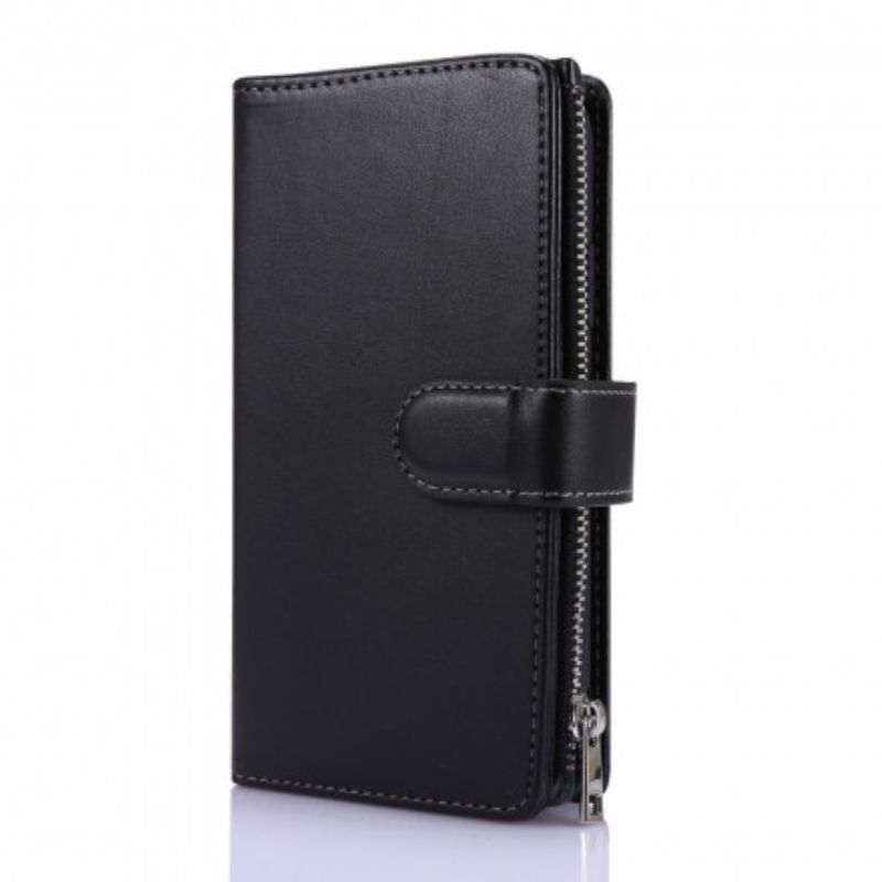 Læder Cover iPhone XR Multi-funktion Business Wallet