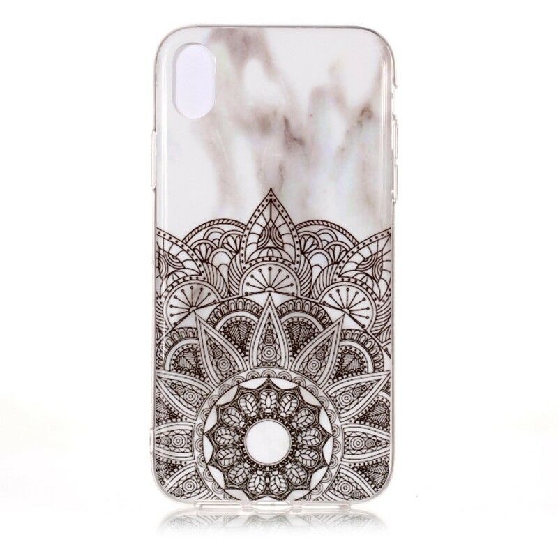 Mobilcover iPhone XR Marmor Mandala