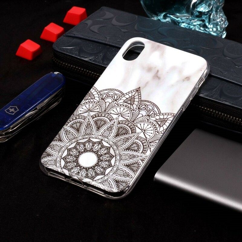 Mobilcover iPhone XR Marmor Mandala