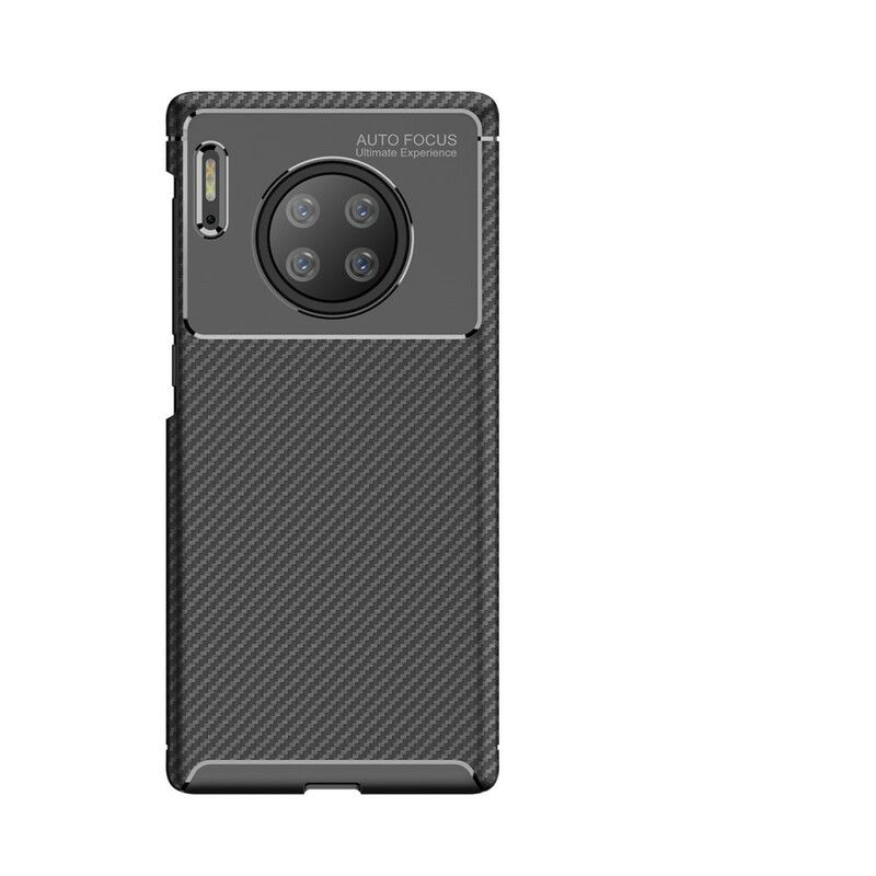 Cover Huawei Mate 30 Pro Fleksibel Kulfibertekstur