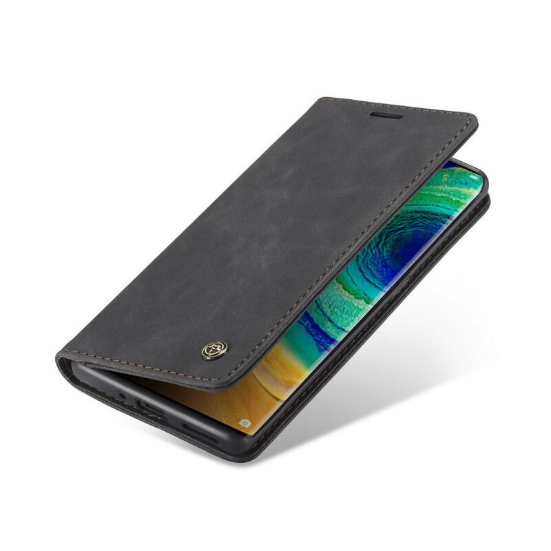 Cover Huawei Mate 30 Pro Flip Cover Caseme Imiteret Læder