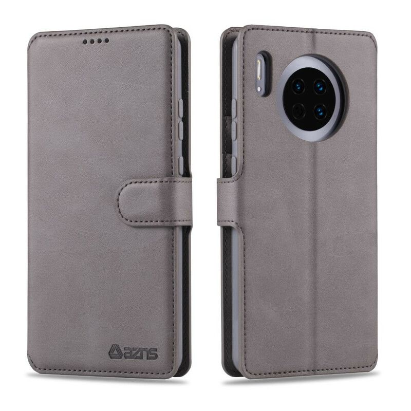 Læder Cover Huawei Mate 30 Pro Azns Lædereffekt