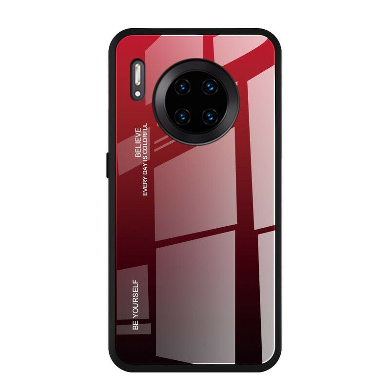 Mobilcover Huawei Mate 30 Pro Vær Dig Selv Hærdet Glas