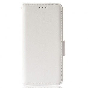 Læder Cover Vivo V21 5G Flip Cover Dobbelt Nye Farver Flap