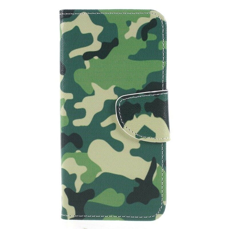 Flip Cover Honor 9 Lite Militær Camouflage