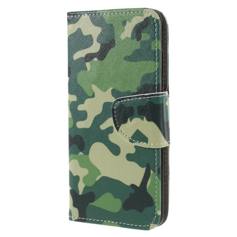 Flip Cover Honor 9 Lite Militær Camouflage