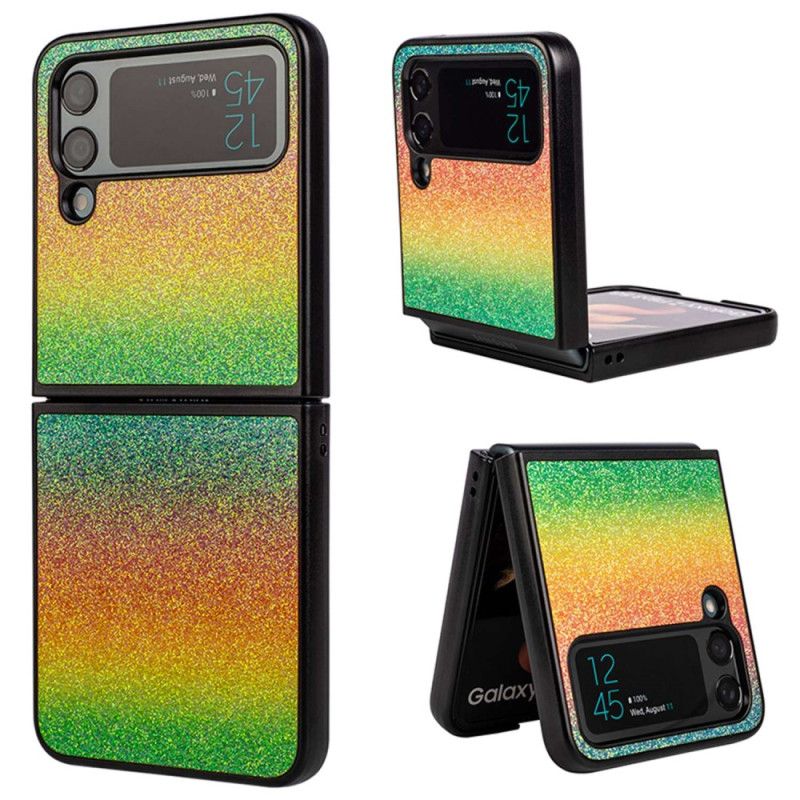 Cover Samsung Galaxy Z Flip 4 Flip Cover Glittergradienter