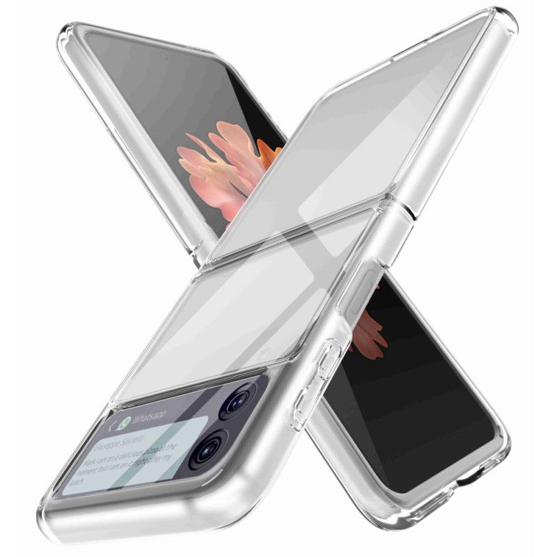 Cover Samsung Galaxy Z Flip 4 Flip Cover Transparent Anti-gulning