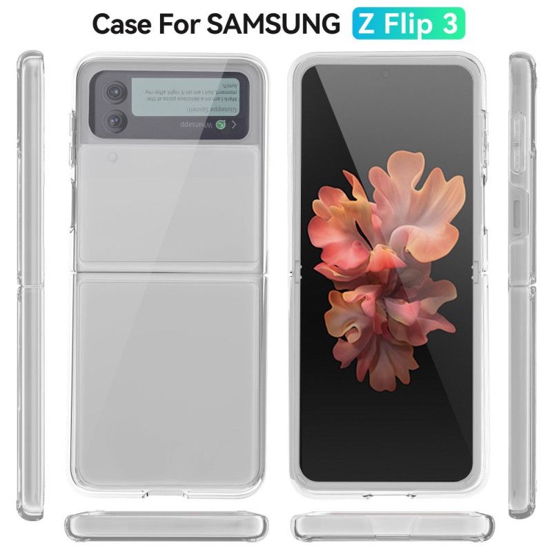 Cover Samsung Galaxy Z Flip 4 Flip Cover Transparent Anti-gulning