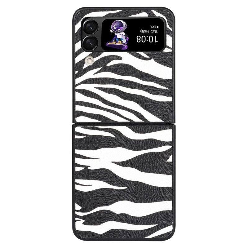 Cover Samsung Galaxy Z Flip 4 Flip Cover Zebra