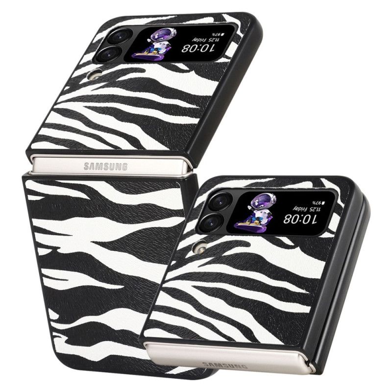 Cover Samsung Galaxy Z Flip 4 Flip Cover Zebra