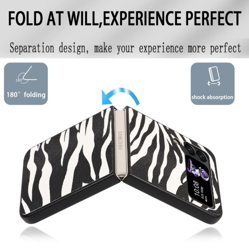 Cover Samsung Galaxy Z Flip 4 Flip Cover Zebra