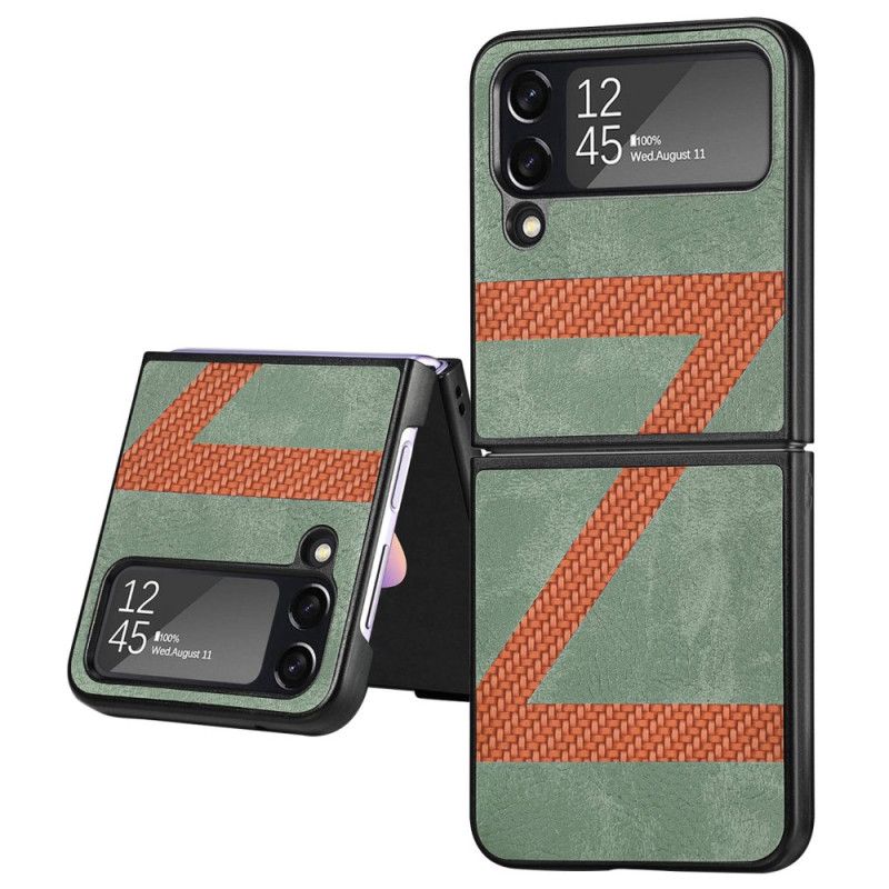 Mobilcover Samsung Galaxy Z Flip 4 Flip Cover Z Design Læderstil