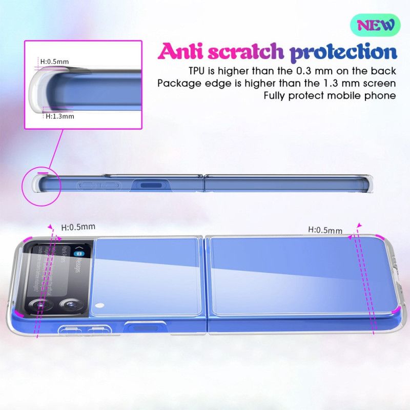 Mobilcover Samsung Galaxy Z Flip 4 Flip Cover Krystal