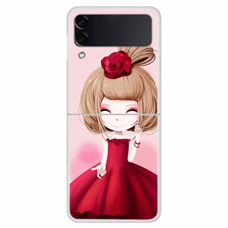 Mobilcover Samsung Galaxy Z Flip 4 Flip Cover Manga Lady