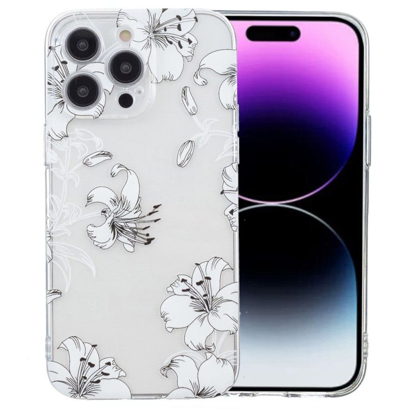 Cover iPhone 16 Pro Max Hvide Blomster