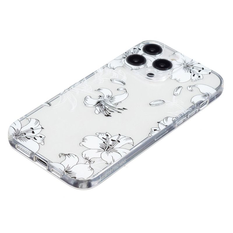 Cover iPhone 16 Pro Max Hvide Blomster