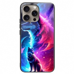 Cover iPhone 16 Pro Max Starry Wolf Hærdet Glas