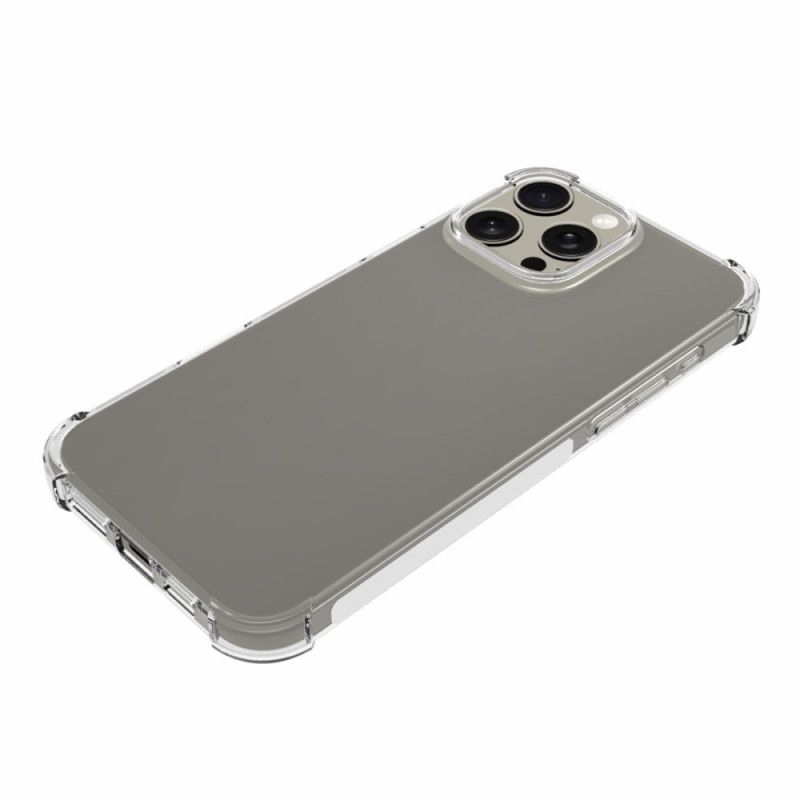 Cover iPhone 16 Pro Max Telefon Etui Forstærket Transparent