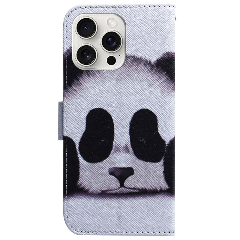 Flip Cover iPhone 16 Pro Max Panda