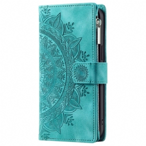 Flip Cover iPhone 16 Pro Max Pung Med Mandala Ruskindseffekt