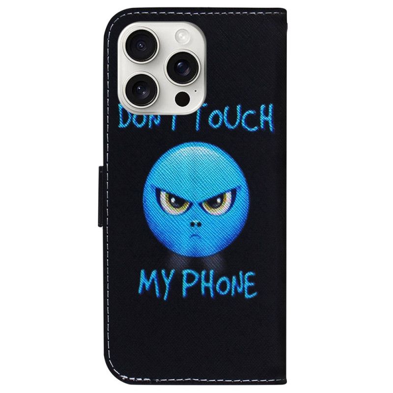 Flip Cover iPhone 16 Pro Max Telefon Emoji