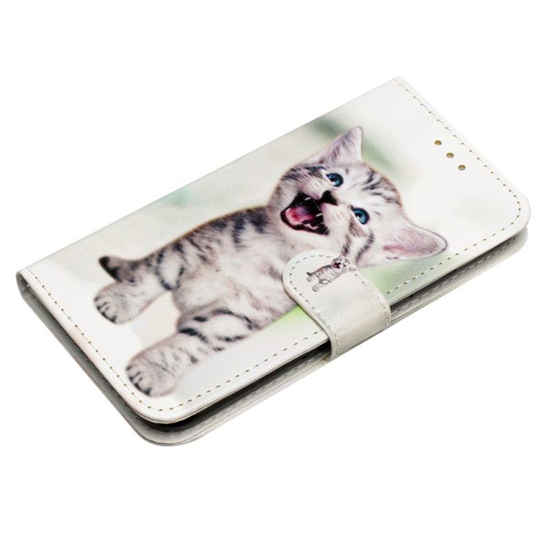 Flip Cover Til iPhone 16 Pro Max Lille Kat Med Rem