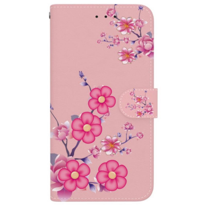 Flip Cover Til iPhone 16 Pro Max Sakura-rem