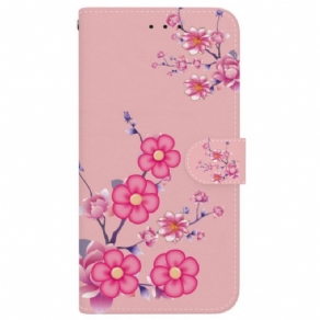 Flip Cover Til iPhone 16 Pro Max Sakura-rem