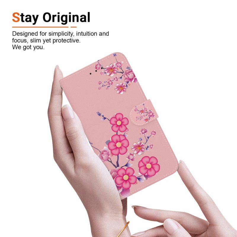 Flip Cover Til iPhone 16 Pro Max Sakura-rem