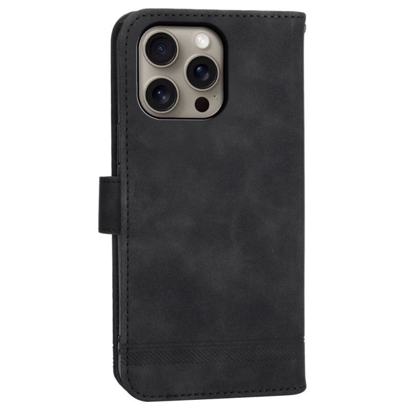 Læder Cover iPhone 16 Pro Max Telefon Etui Dierfeng