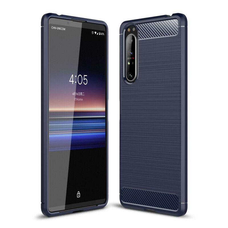 Cover Sony Xperia 1 II Børstet Kulfiber