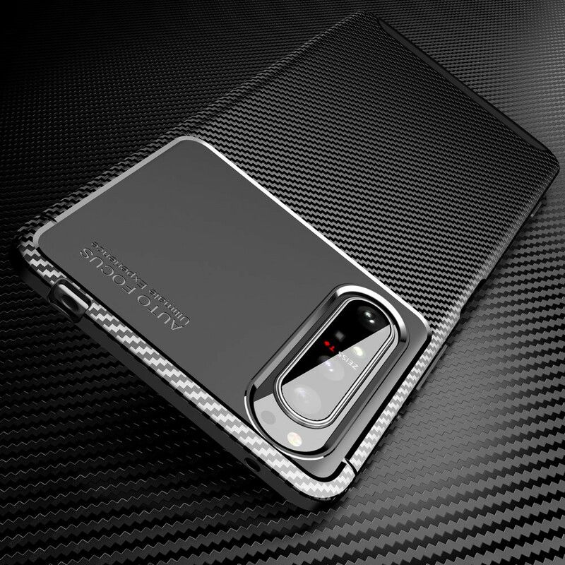 Cover Sony Xperia 1 II Kulfiberslange