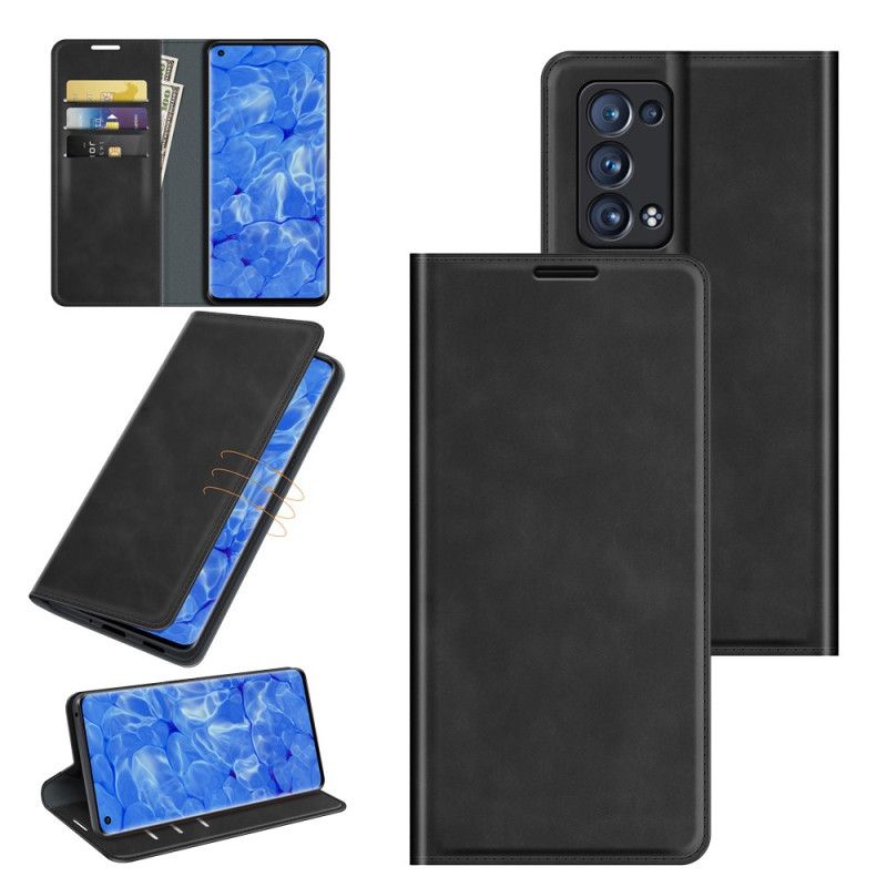 Cover Oppo Reno 6 Pro 5G Flip Cover Skin-touch Blødhed